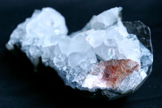 ES-ZM10017 - Shiny Apophyllite Crystal with Heulandite