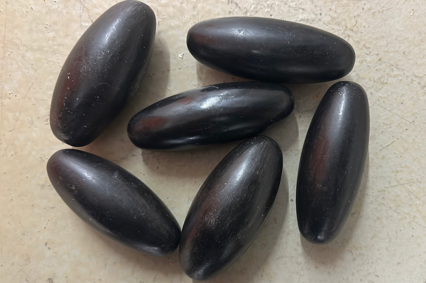5.5 inches Shiva Lingam - Black