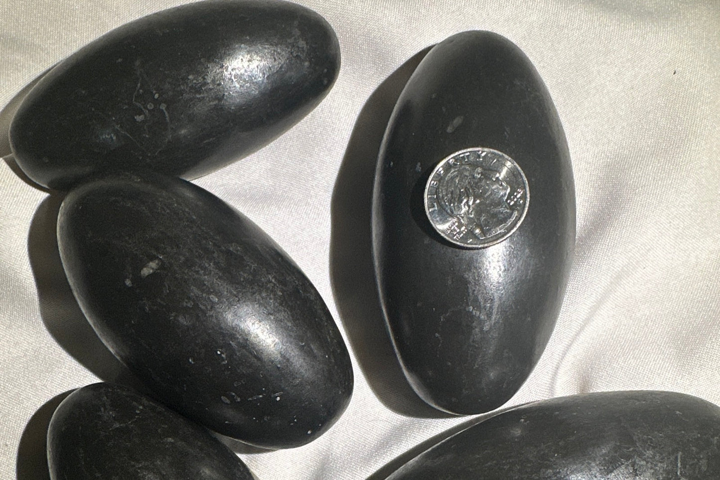 4 inches Shiva Lingam - Black
