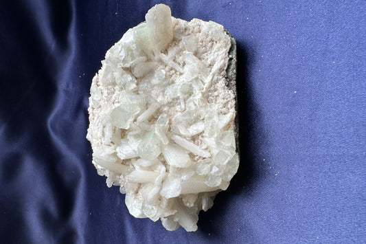 ES-ZM10196 - Apophyllite with Stilbite and Chalcedony