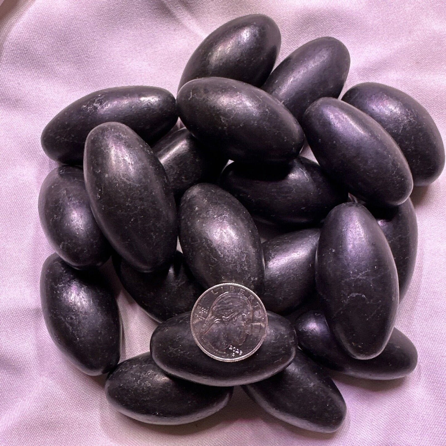 2 inches Shiva Lingam - Black