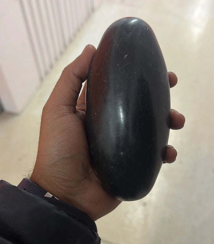 5.5 inches Shiva Lingam - Black