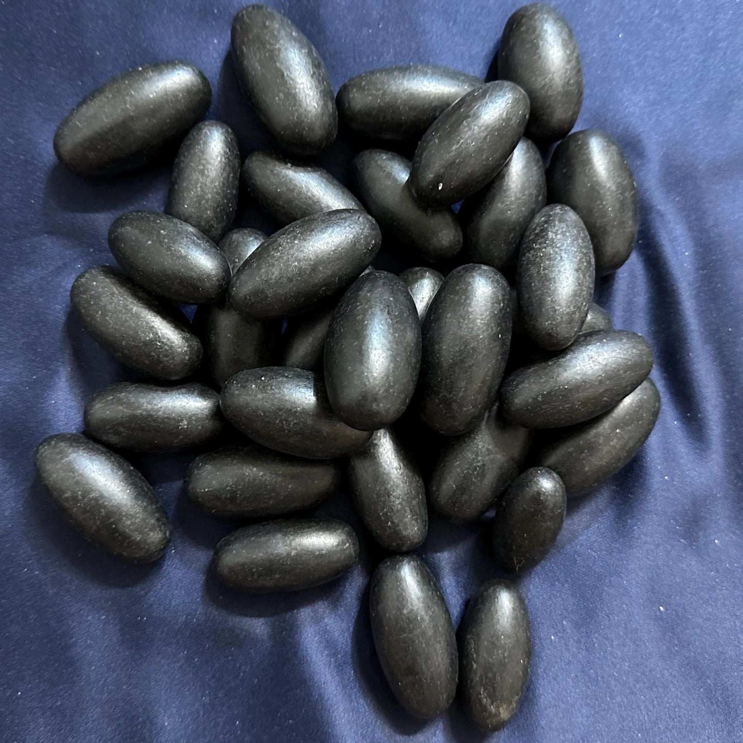 1.5 inches Shiva Lingam - Black - bulk lot