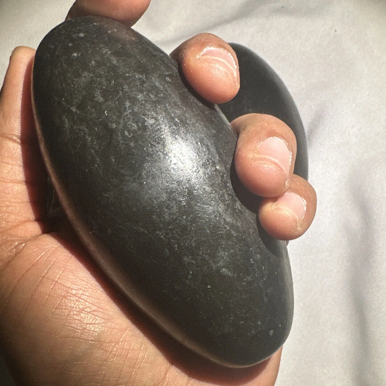 4 inches Shiva Lingam - Black