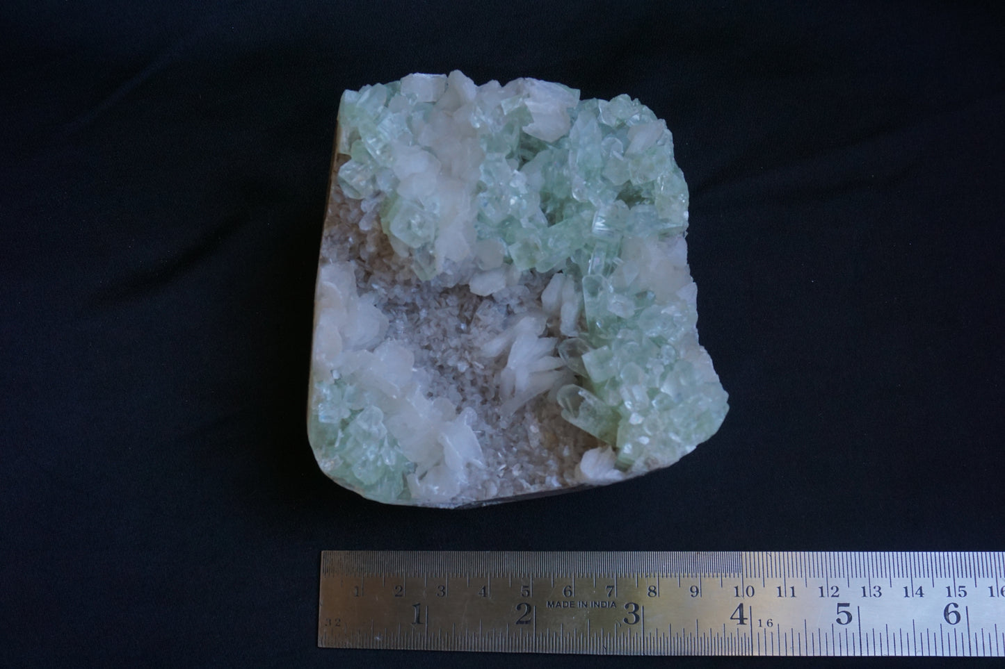 ES-ZM10058 - Green Apophyllite with Stilbite
