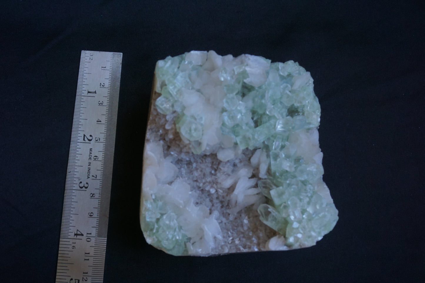 ES-ZM10058 - Green Apophyllite with Stilbite