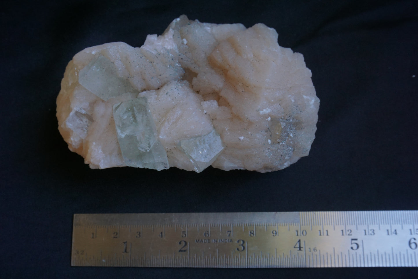 ES-ZM10062 - Green Apophyllite with Big Stilbite