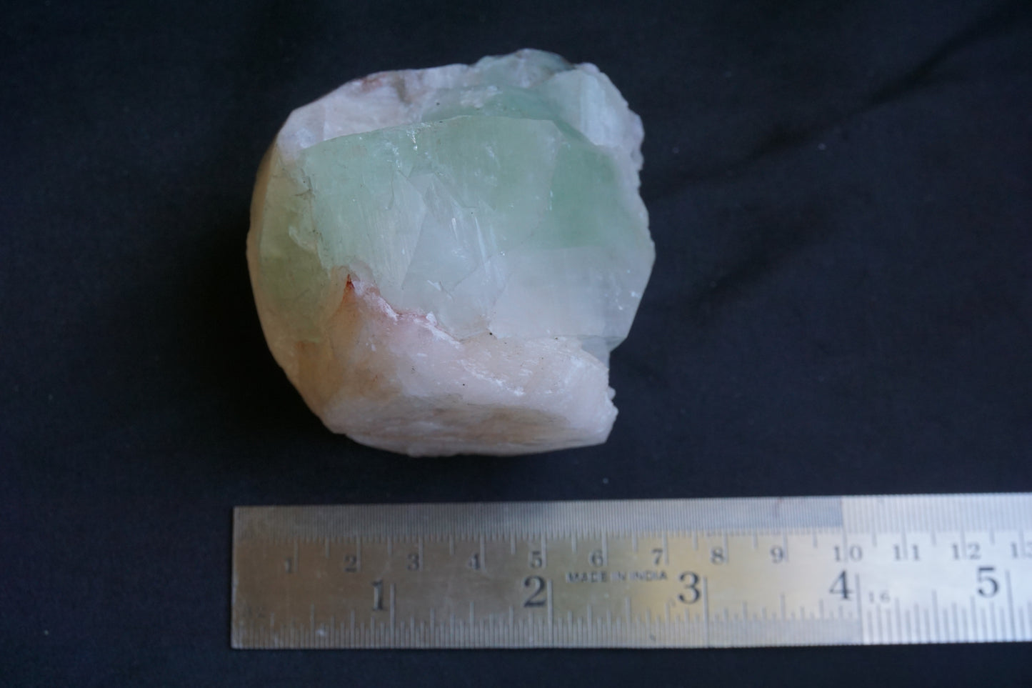 ES-ZM10066 - Big Green Apophyllite on Stilbite