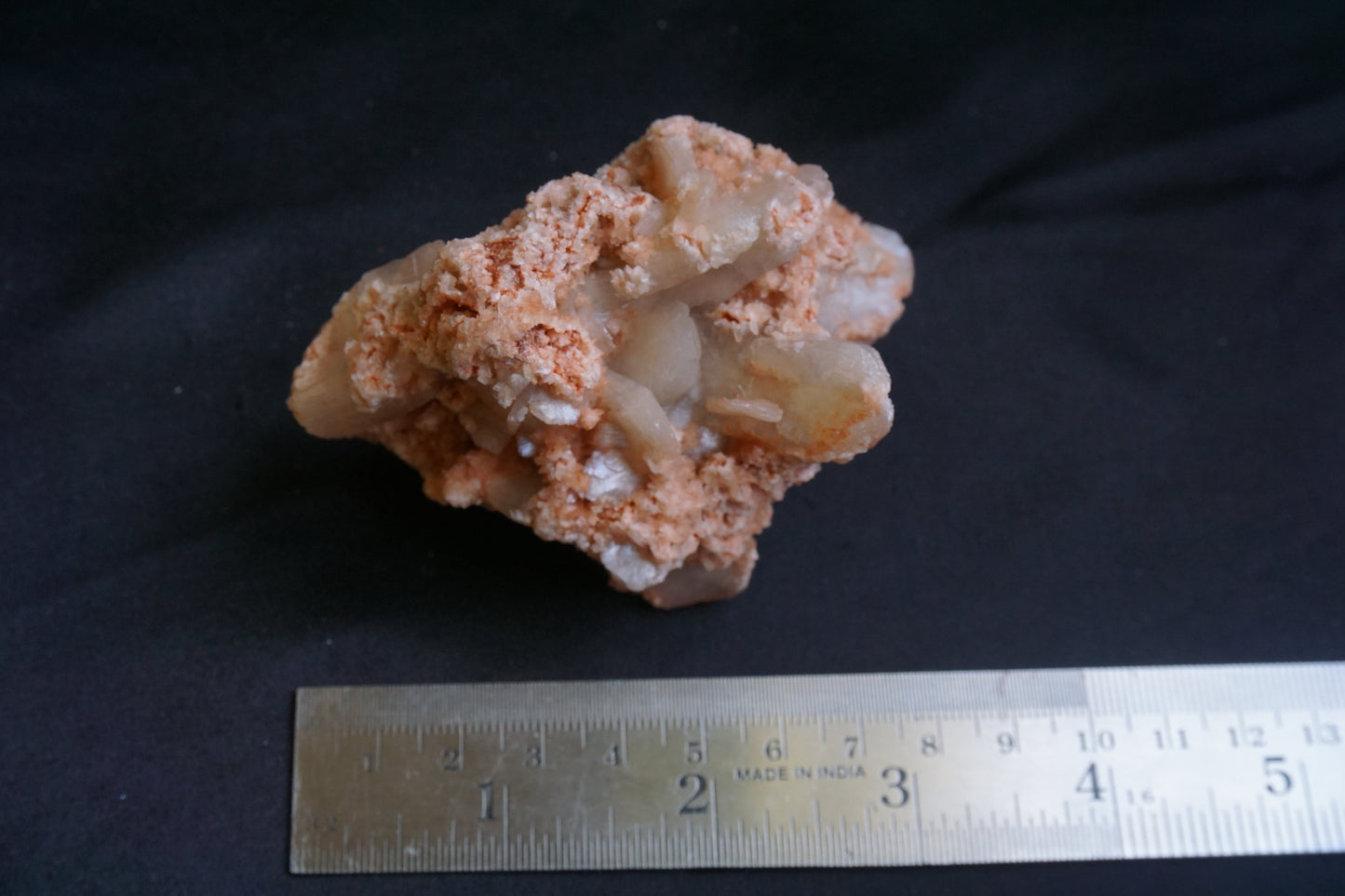 ES-ZM10068 - Peach Stilbite with Chalcedony