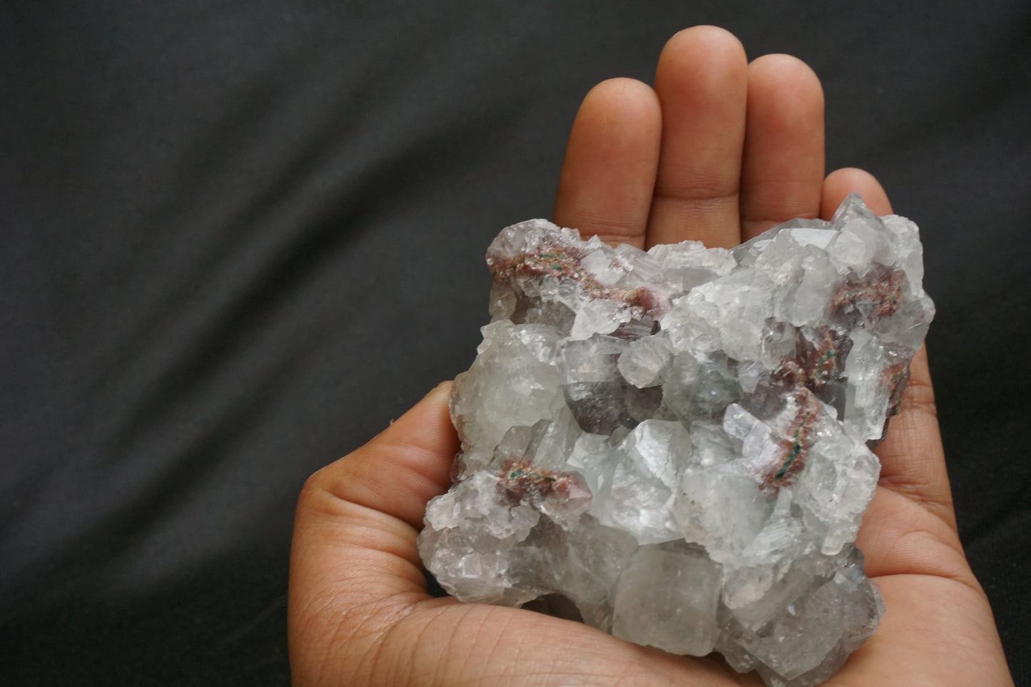 ES-ZM10074 - Apophyllite on Chalcedony
