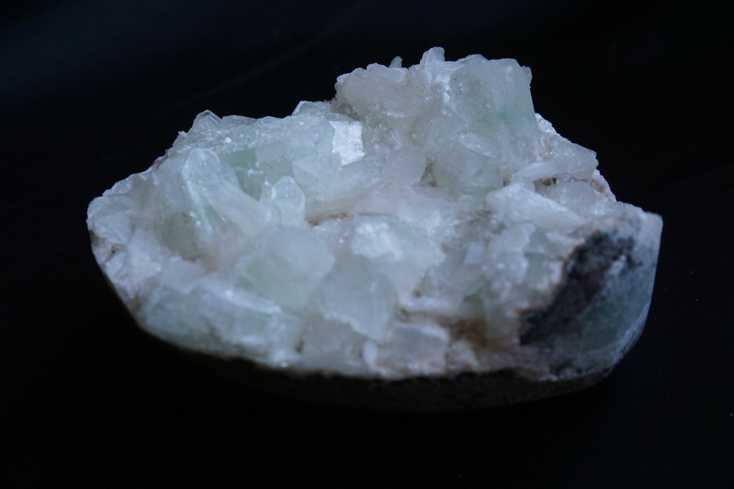 ES-ZM10083 - Light Green Apophyllite with Stilbite