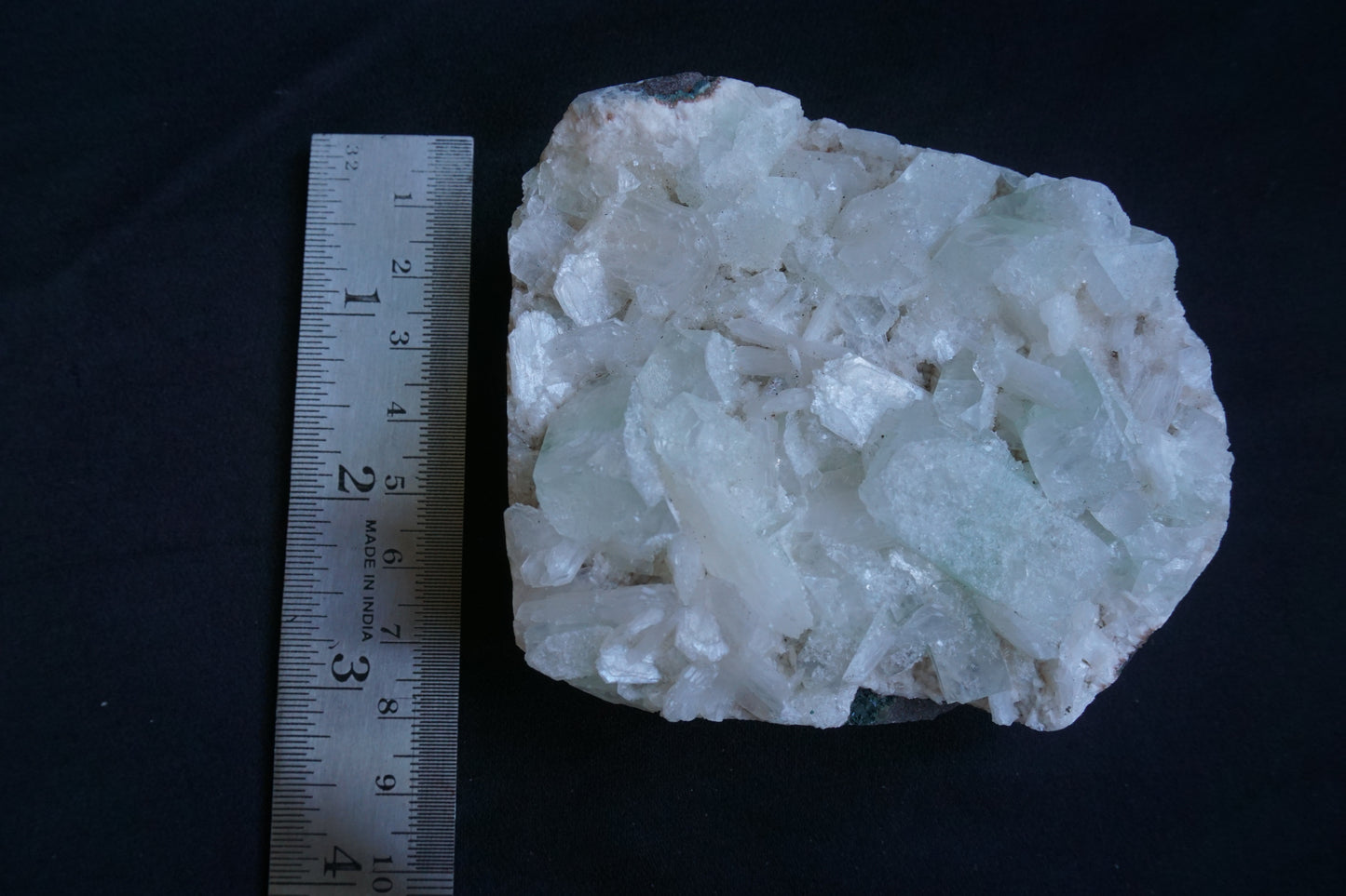 ES-ZM10083 - Light Green Apophyllite with Stilbite