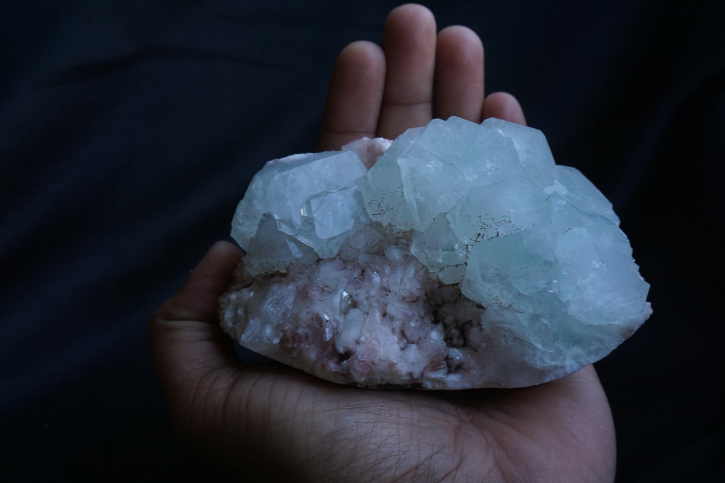 ES-ZM10087 - Green Apophyllite with Heulandite