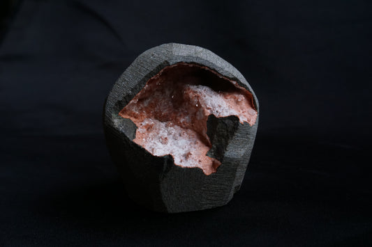 ES-ZM10096 - Sparkly Heulandite Geode