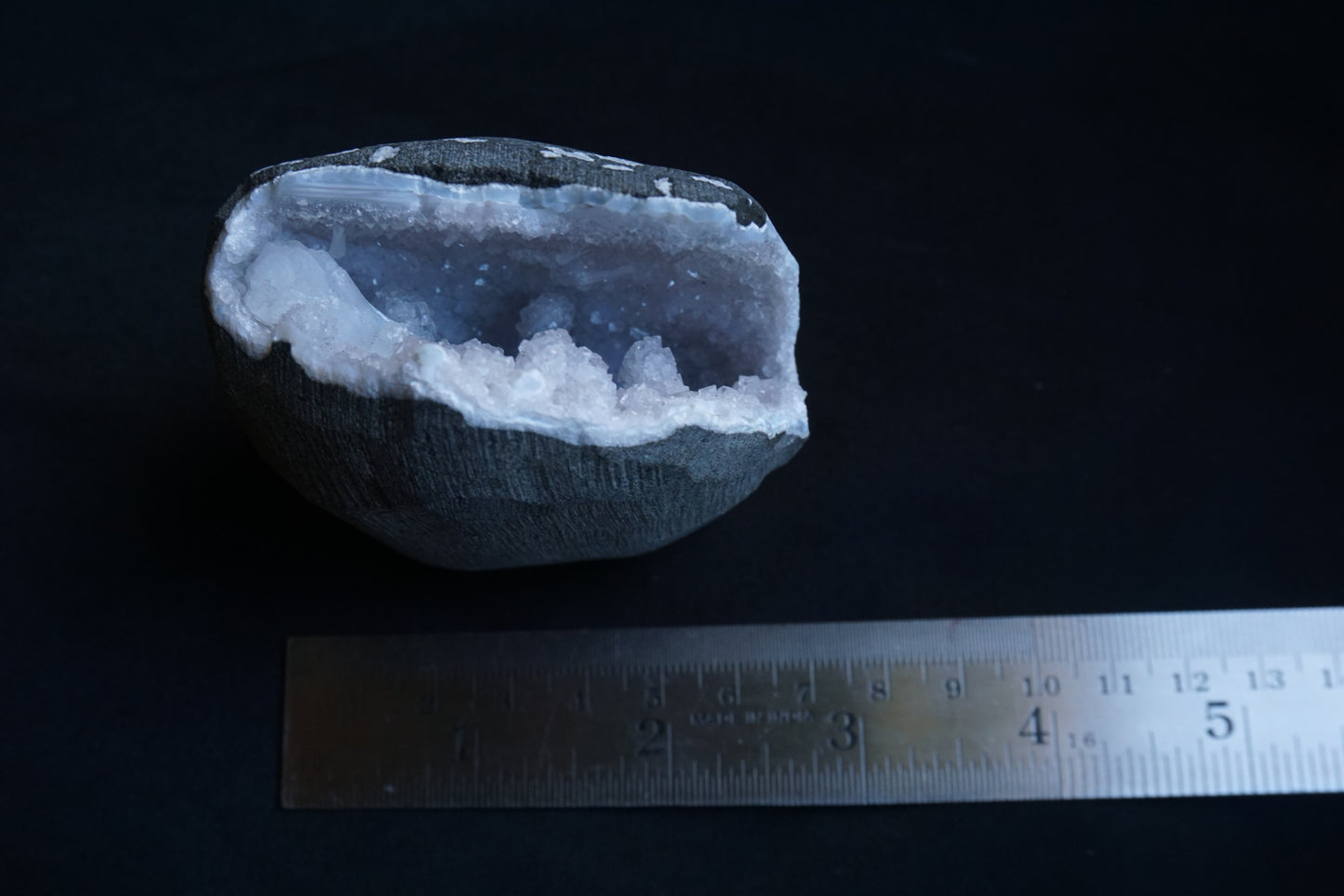 ES-ZM10099 - Quartz Geode with Stilbite