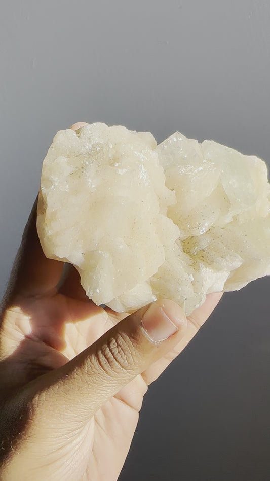 ES-ZM10062 - Green Apophyllite with Big Stilbite