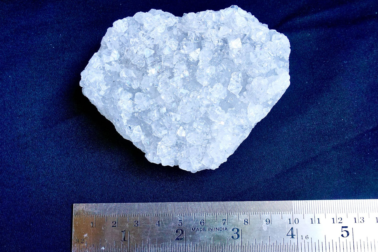 ES-ZM10035 - Shiny Apophyllite on Quartz