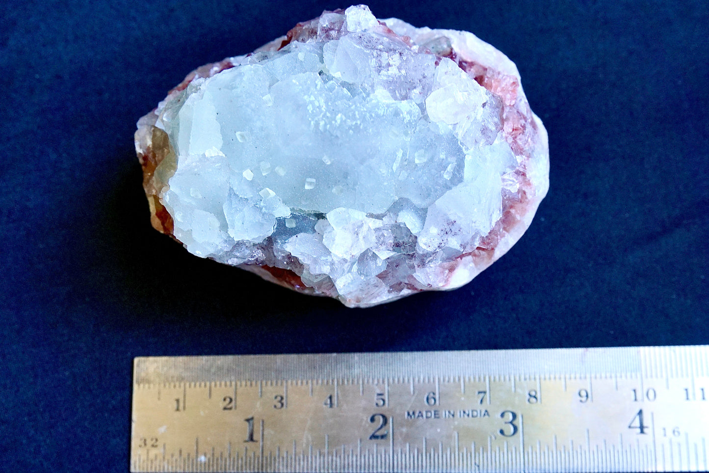 ES-ZM10031 - Green Apophyllite on Stilbite