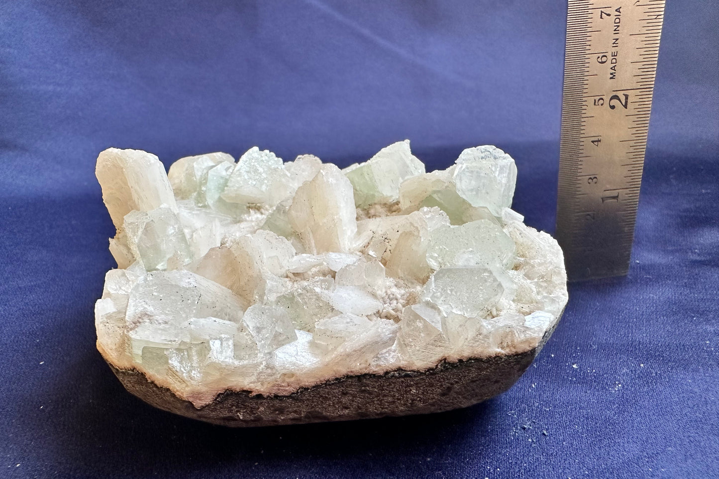 ES-ZM10138 - Green Apophyllite with White Stilbite