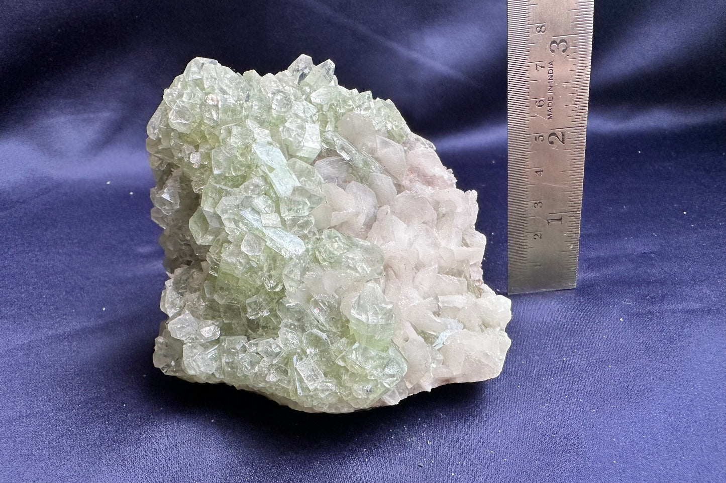 ES-ZM10180 - Green Apophyllite with Stilbite