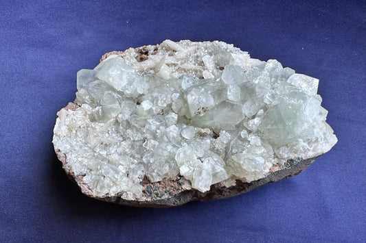 ES-ZM10163 - Apophyllite with tiny Stilbite