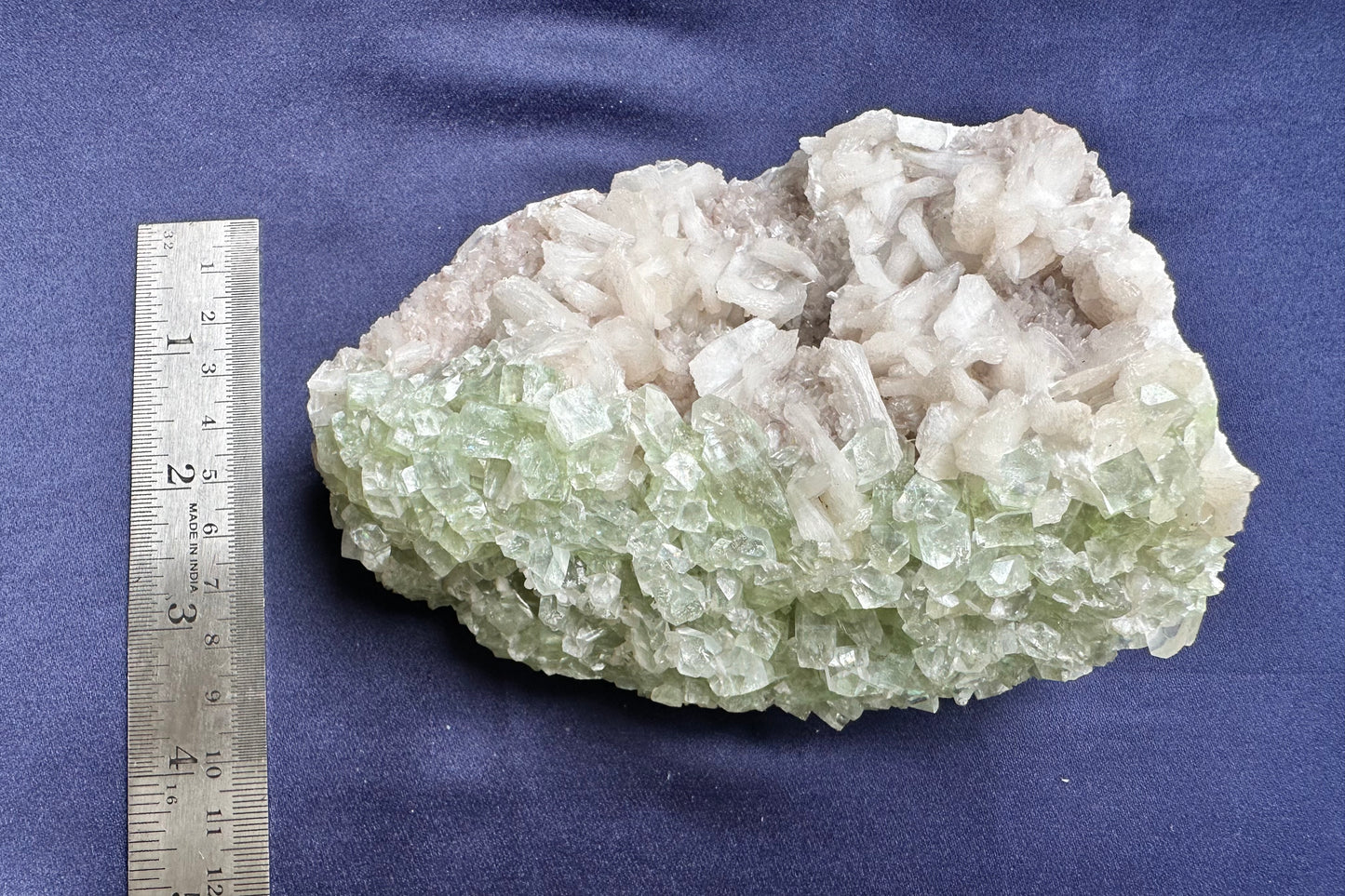 ES-ZM10179 - Green Apophyllite with Stilbite