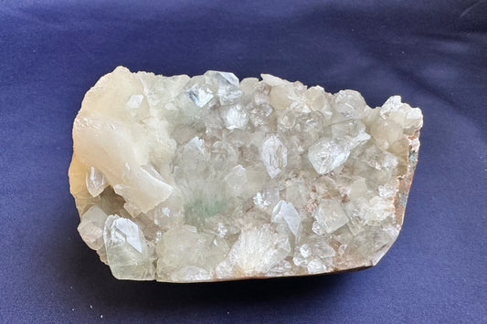 ES-ZM10143 - Clear Shiny Apophyllite with Stilbite