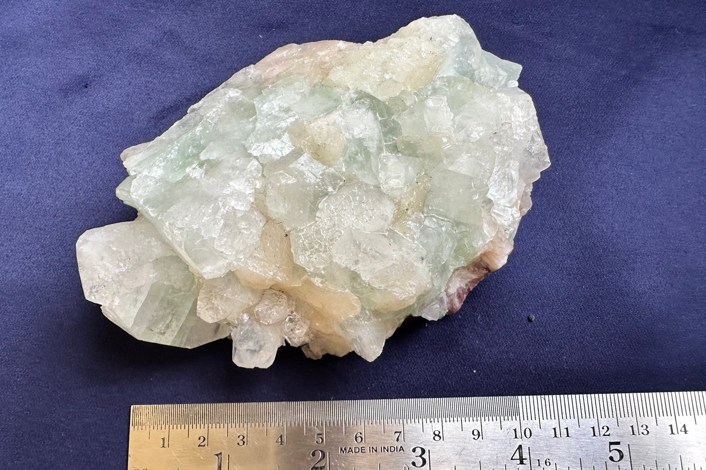 ES-ZM10105 - Green Apophyllite with Stilbite