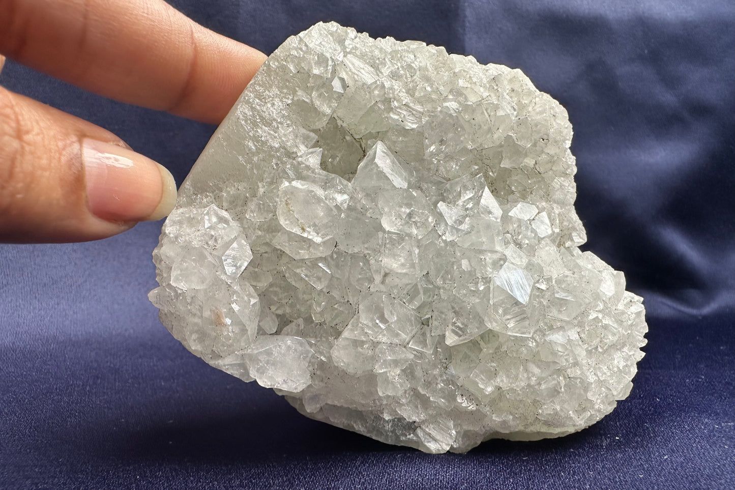 ES-ZM10165 - Shiny Apophyllite with Quartz