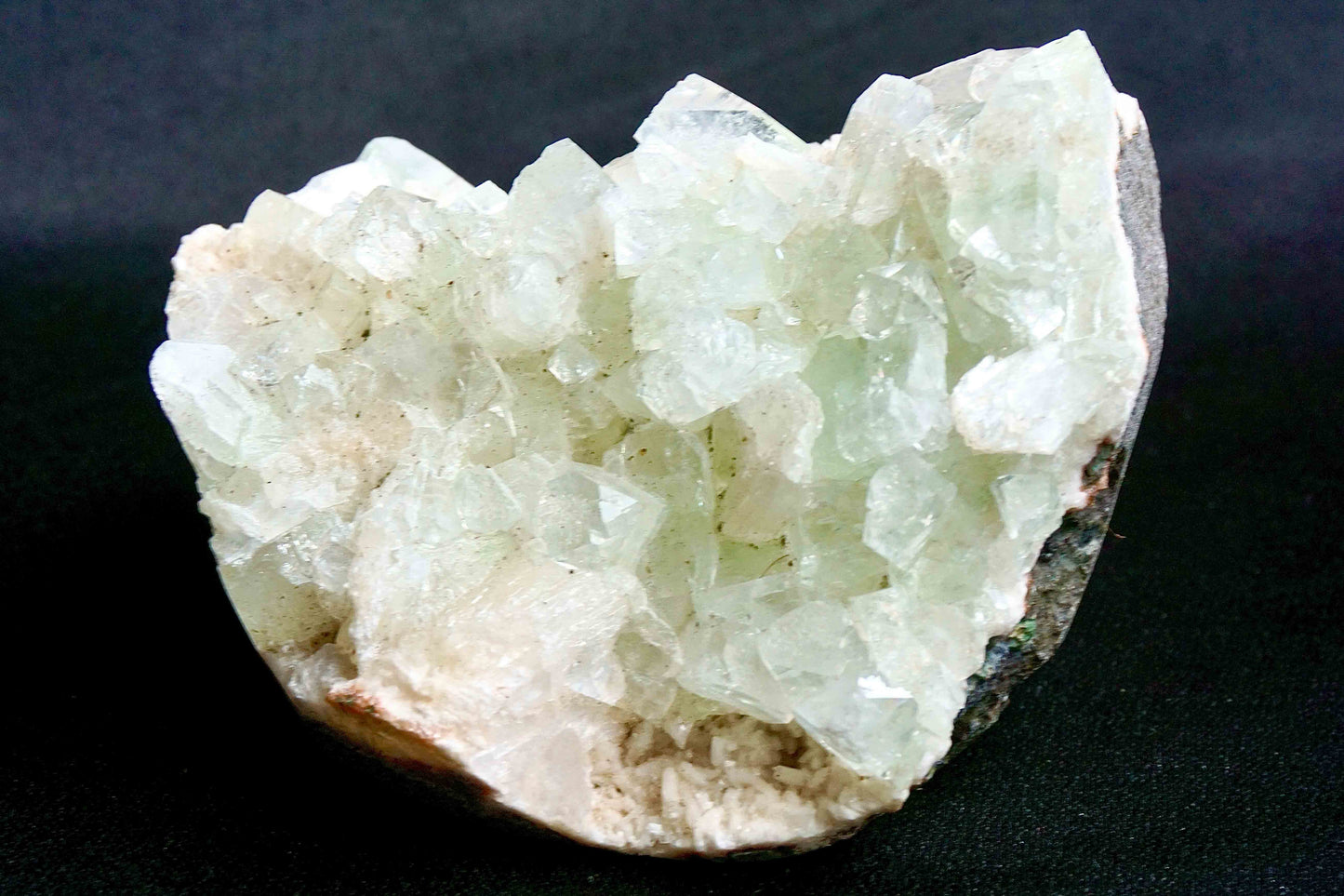 ES-ZM10051 - Green Apophyllite on Heulandite