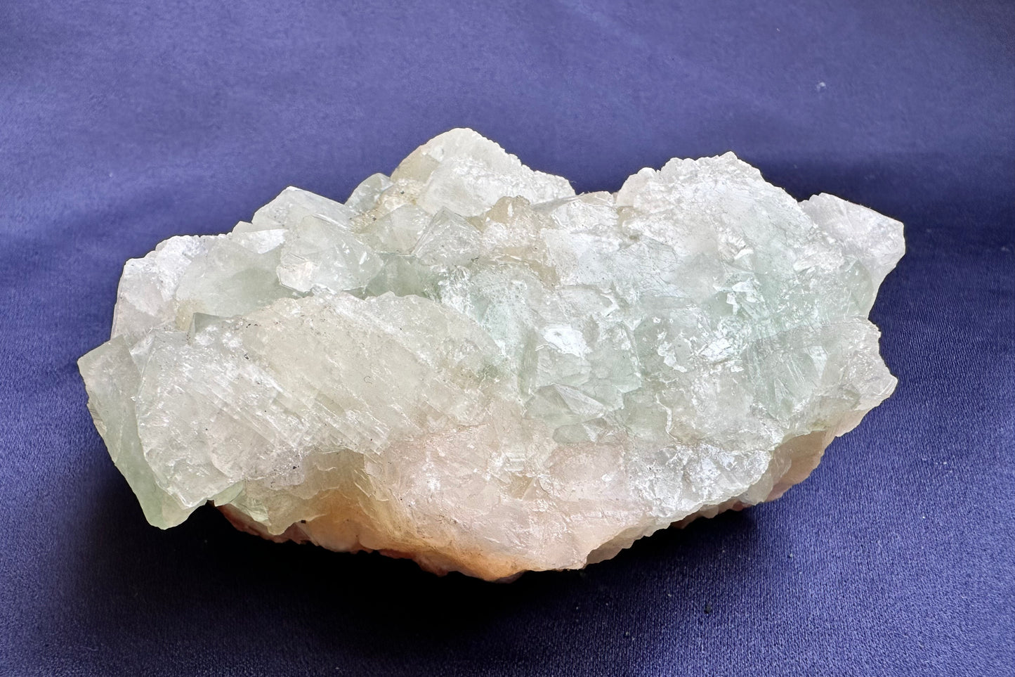 ES-ZM10105 - Green Apophyllite with Stilbite