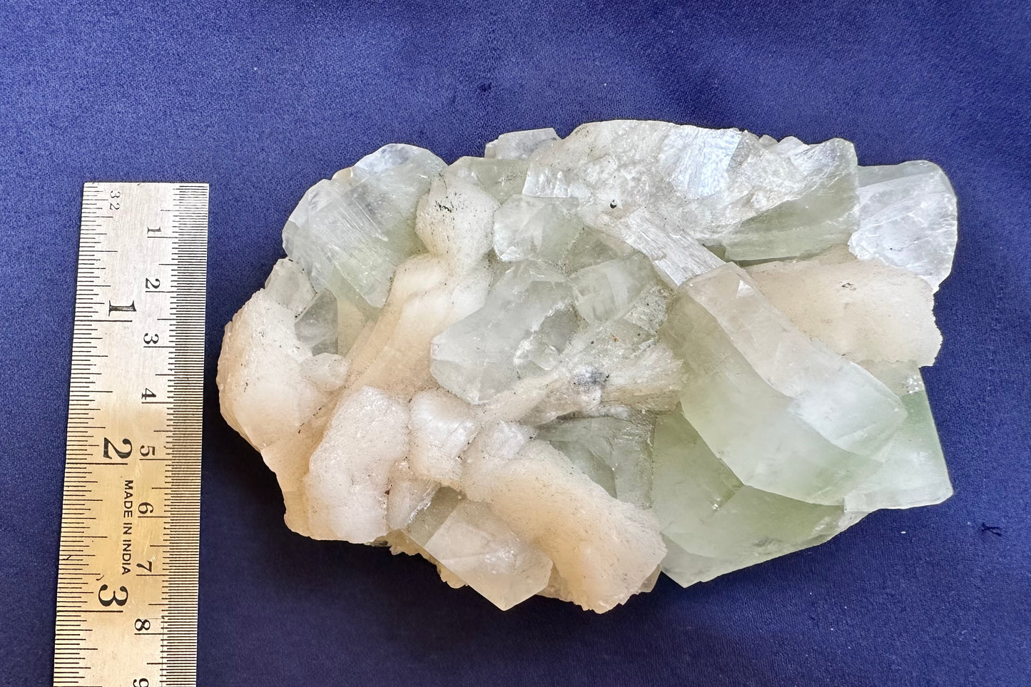 ES-ZM10120 - Green Apophyllite with Stilbite