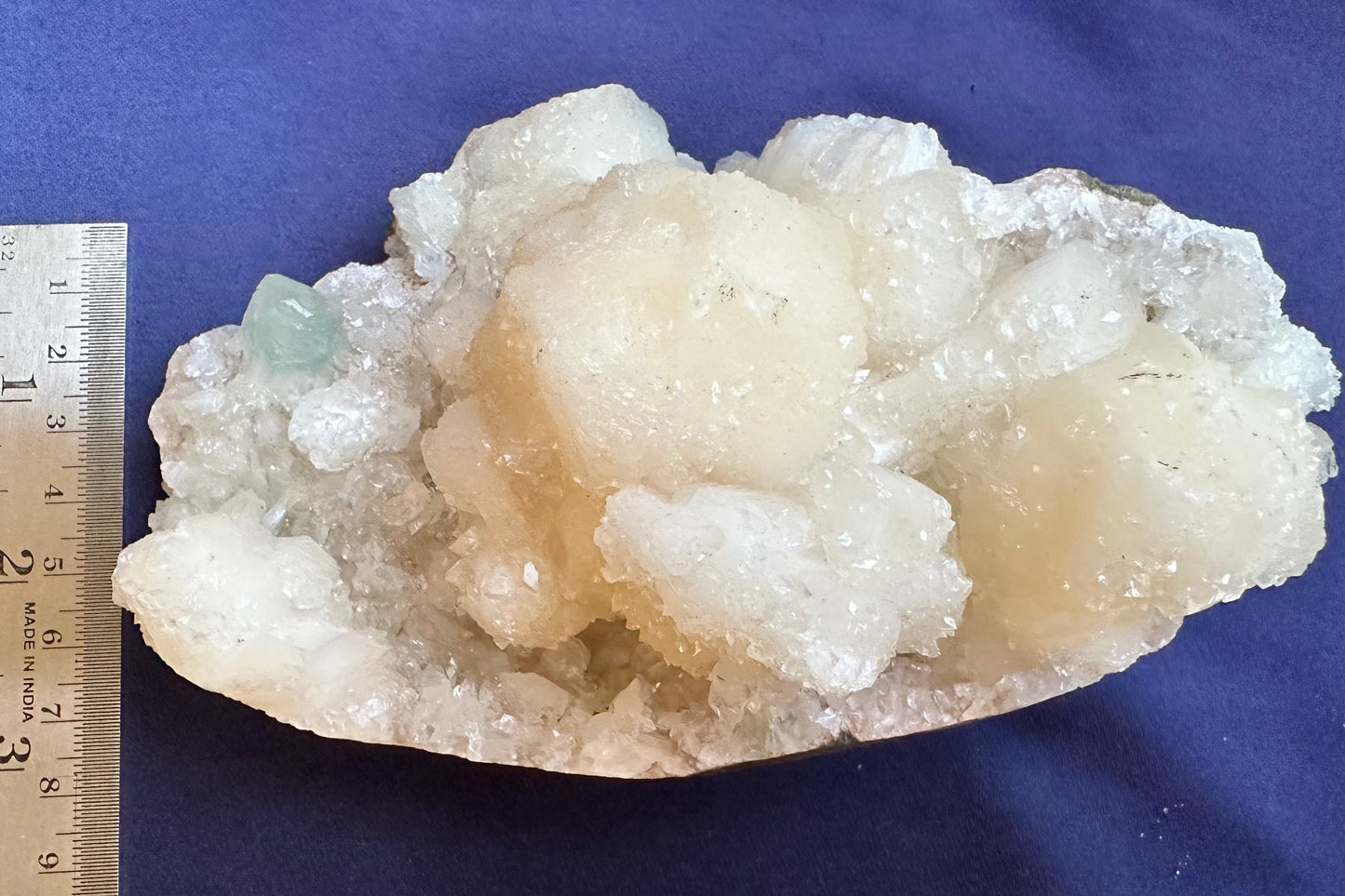 ES-ZM10121- Big Stilbite with Green Apophyllite