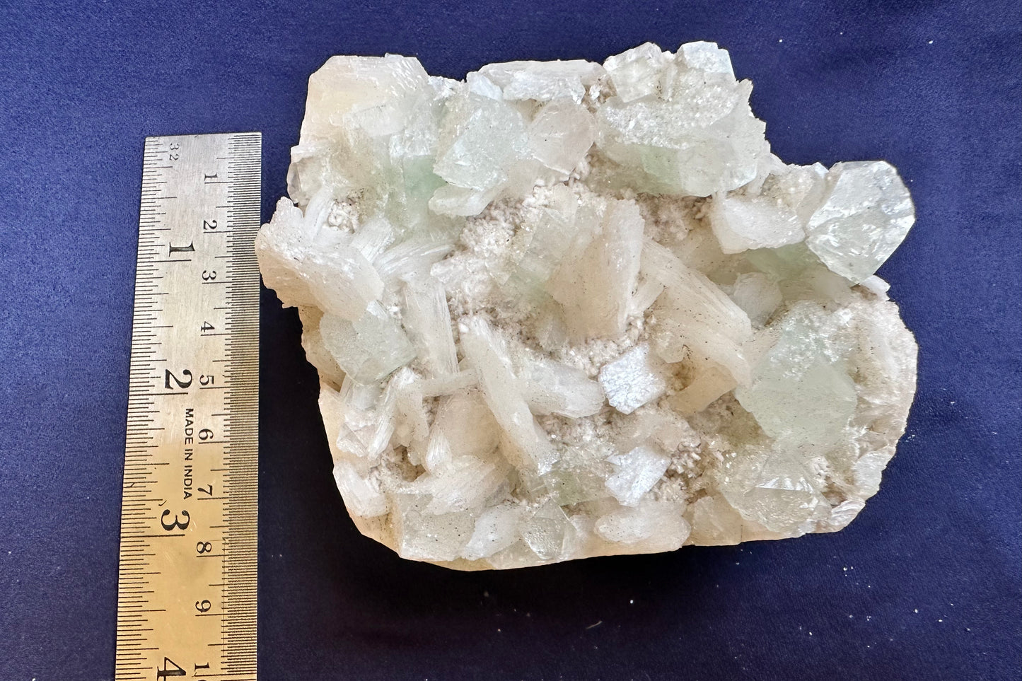 ES-ZM10138 - Green Apophyllite with White Stilbite