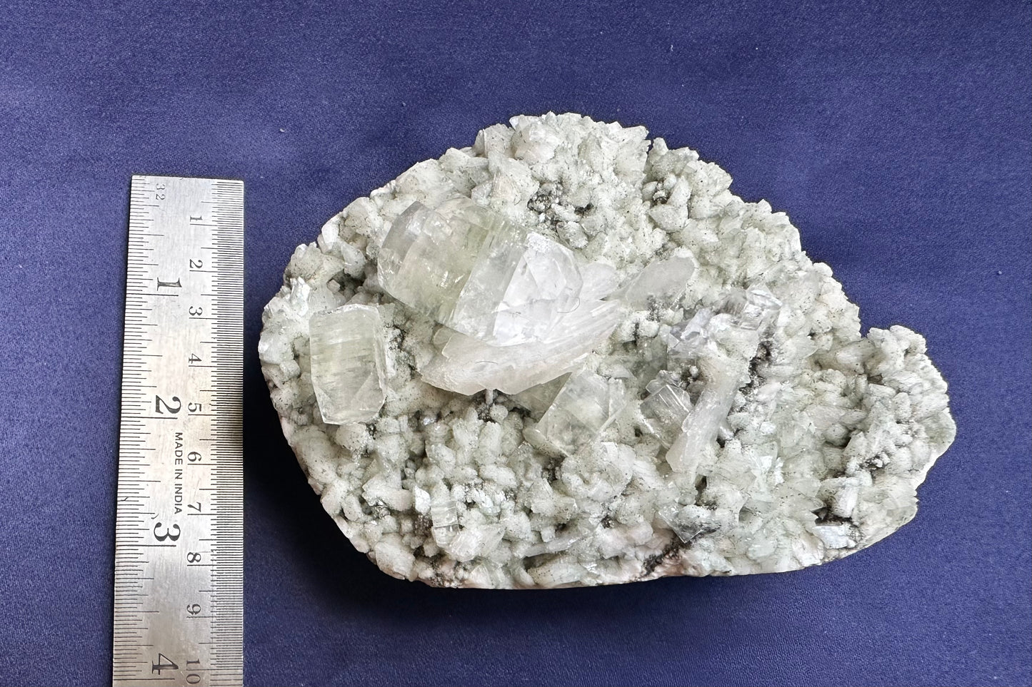 ES-ZM10160 - Clear Apophyllite with Stilbite and Heulandite