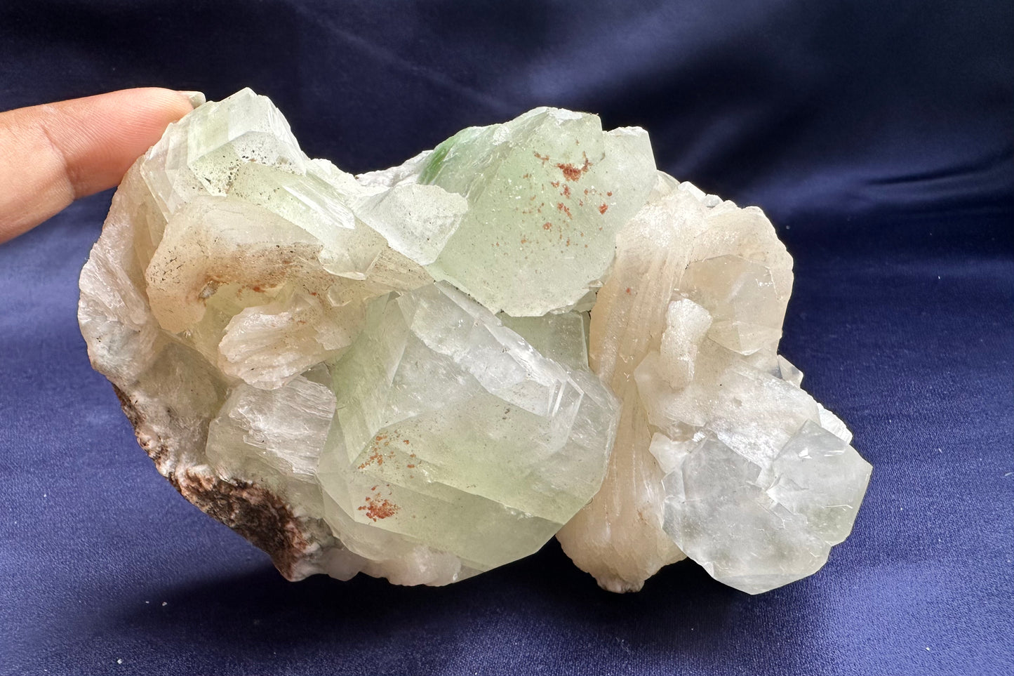 ES-ZM10173 - Green Apophyllite with Stilbite