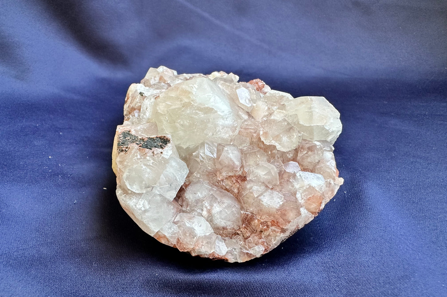 ES-ZM10117 - Clear Apophyllite crystals with Red Matrix