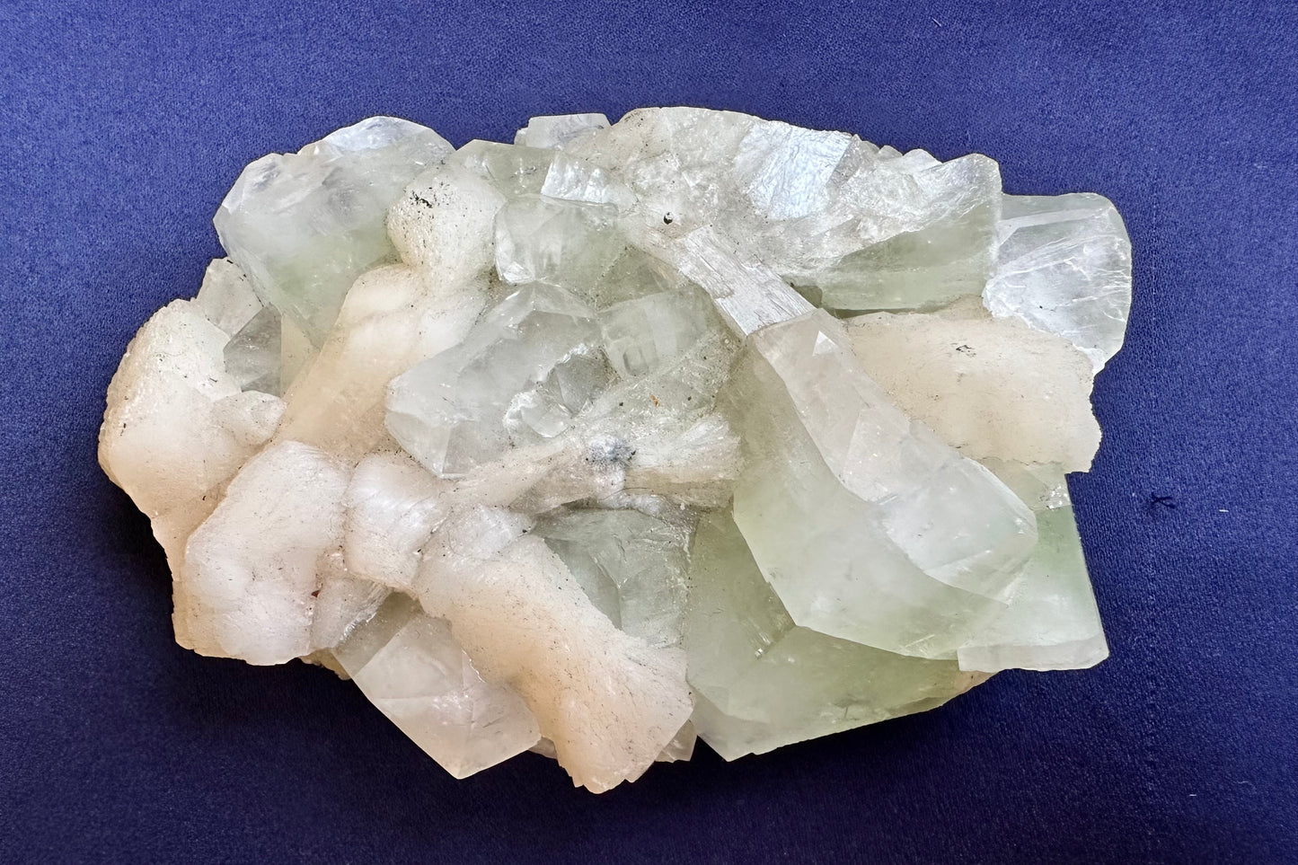 ES-ZM10120 - Green Apophyllite with Stilbite