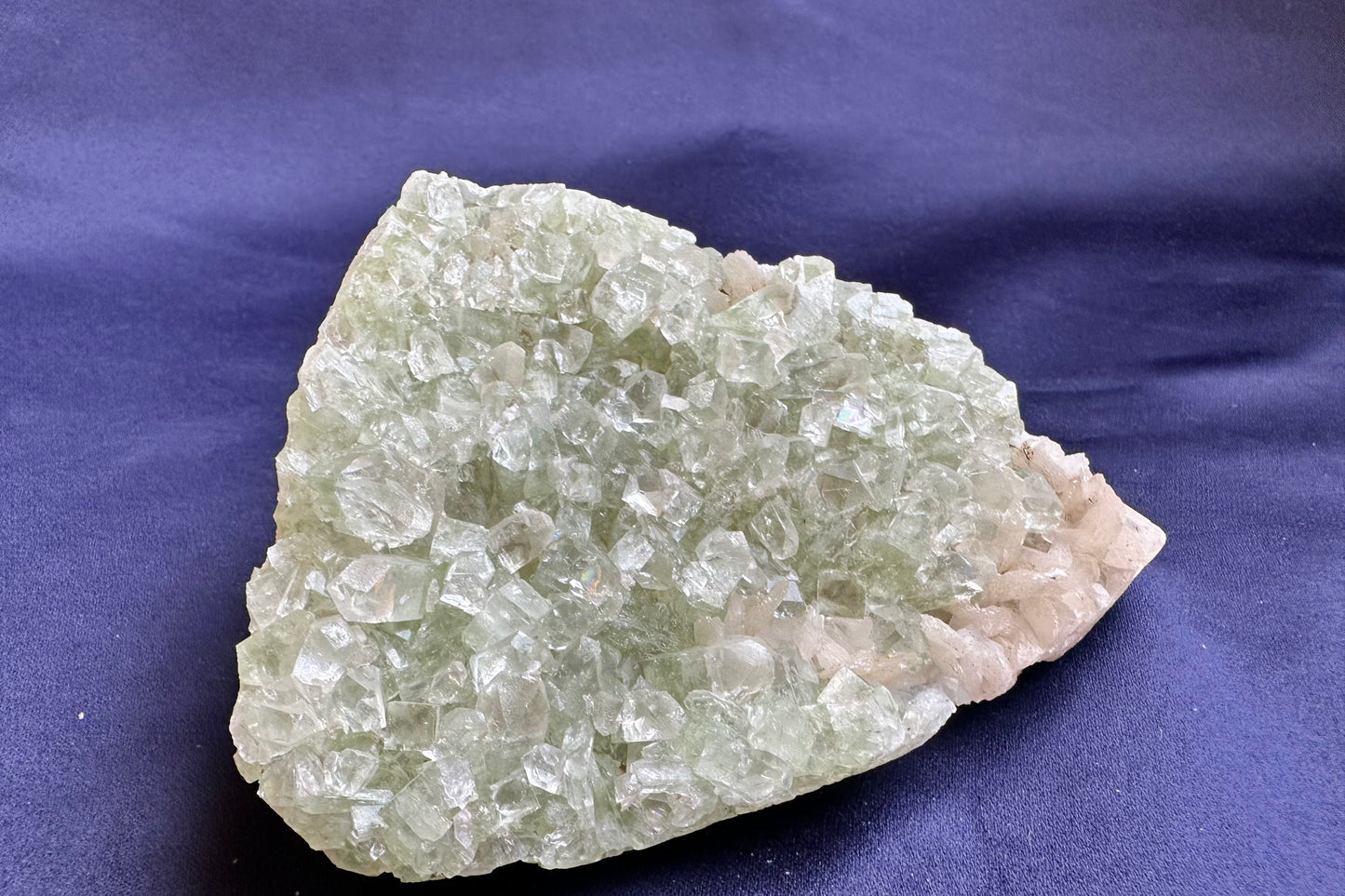 ES-ZM10145 - Green Apophyllite with Stilbite