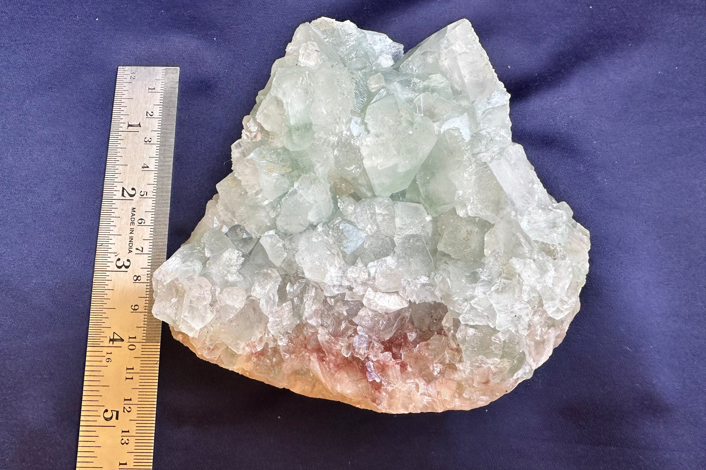 ES-ZM10151 - Green Apophyllite with Stilbite