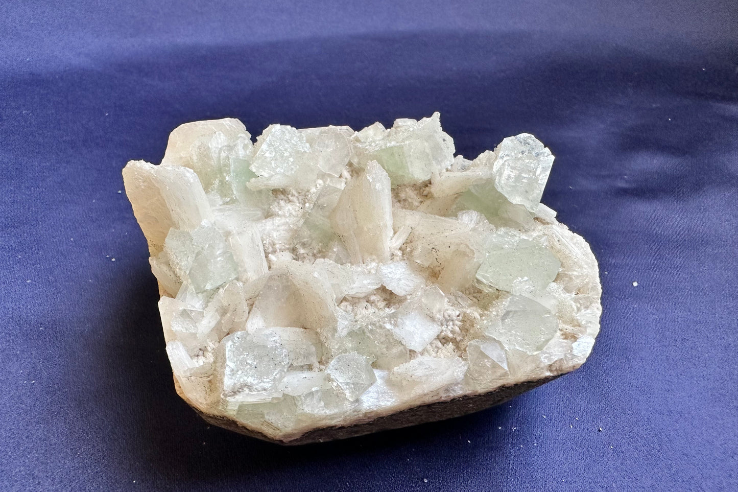 ES-ZM10138 - Green Apophyllite with White Stilbite