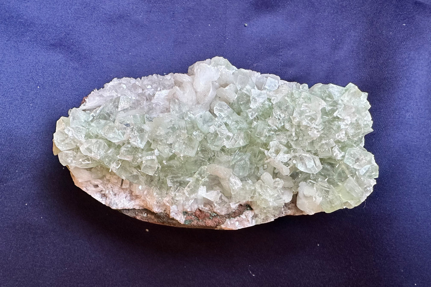 ES-ZM10123 - Green Apophyllite with White Stilbite