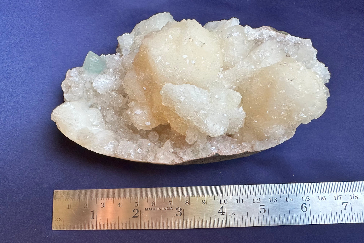 ES-ZM10121- Big Stilbite with Green Apophyllite