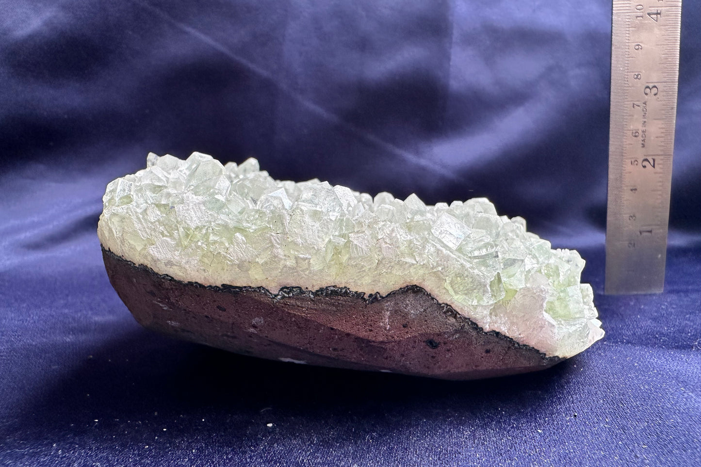 ES-ZM10190 - Green Apophyllite with Stilbite