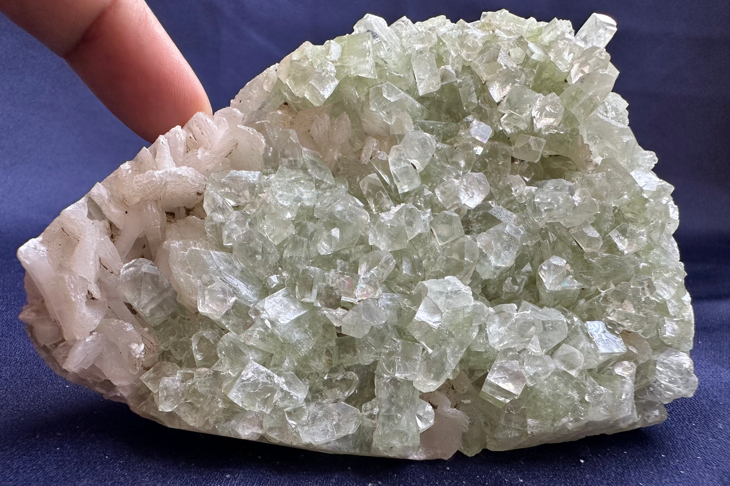 ES-ZM10145 - Green Apophyllite with Stilbite