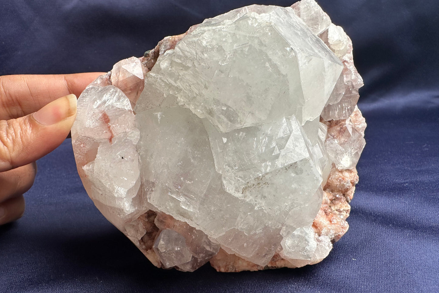 ES-ZM10178 - Huge Apophyllite crystal on Matrix