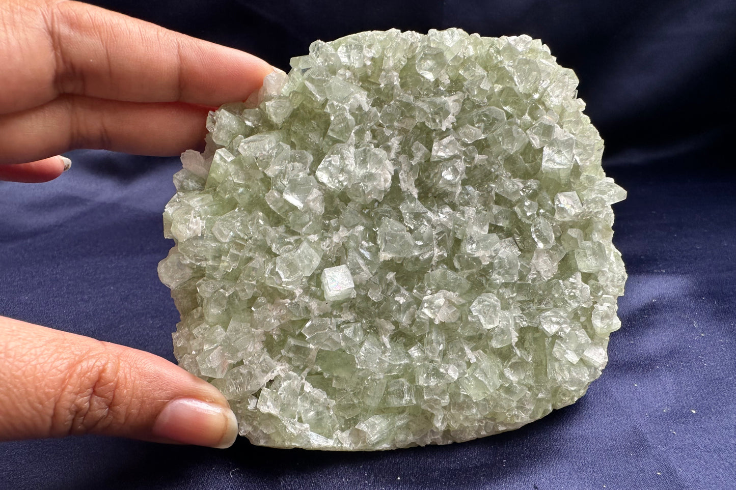 ES-ZM10190 - Green Apophyllite with Stilbite