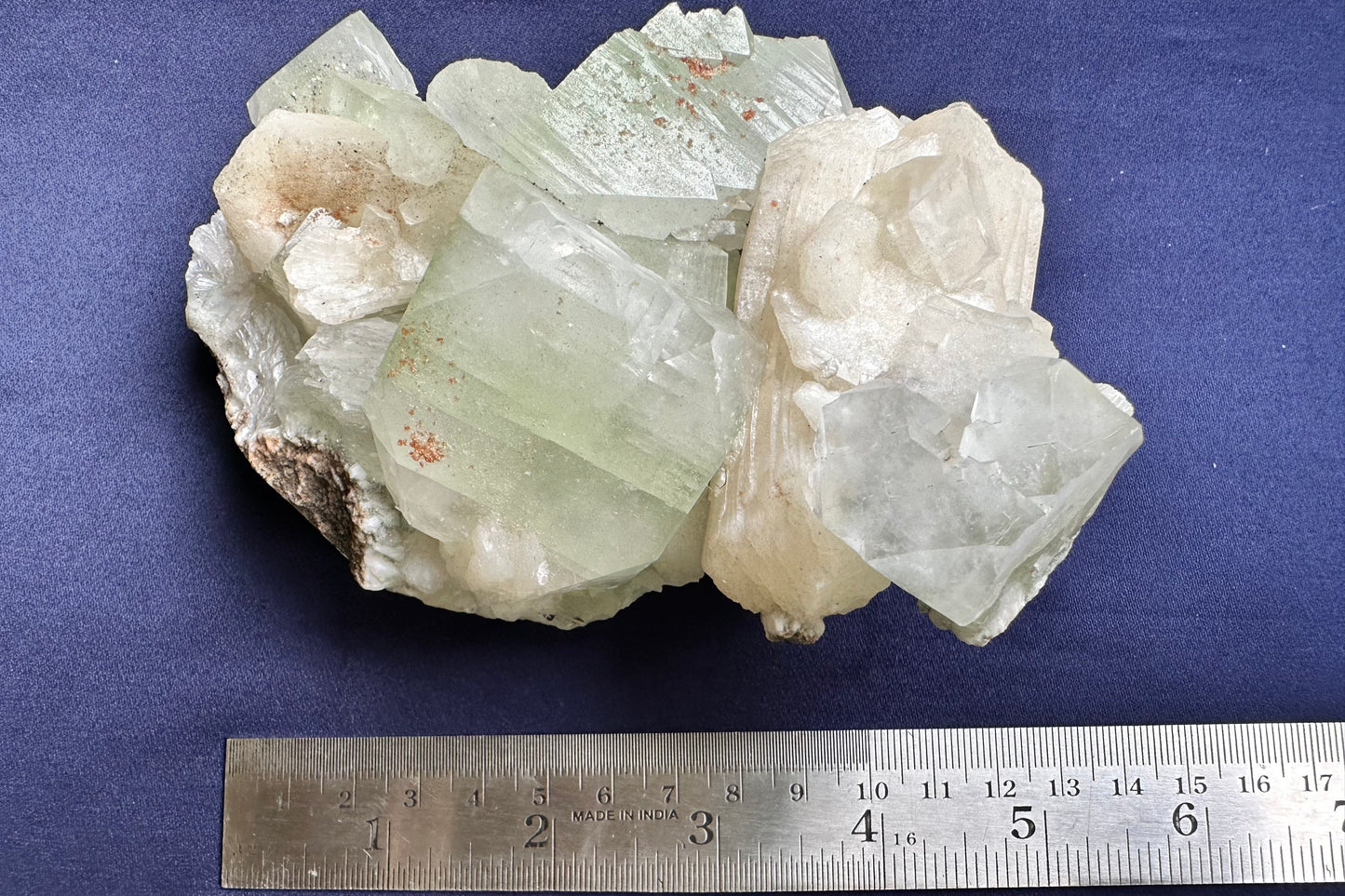 ES-ZM10173 - Green Apophyllite with Stilbite