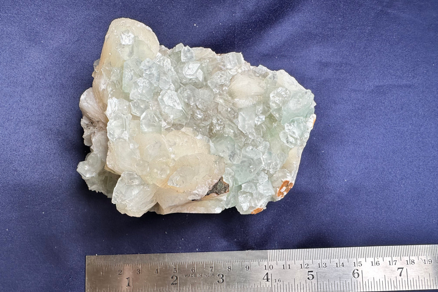 ES-ZM10167 - Clear Apophyllite crystals with White Stilbite