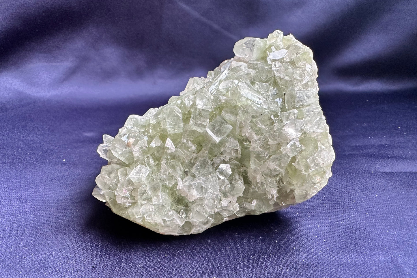 ES-ZM10180 - Green Apophyllite with Stilbite